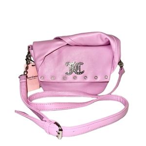 Juicy Couture soft pink bow crossbody